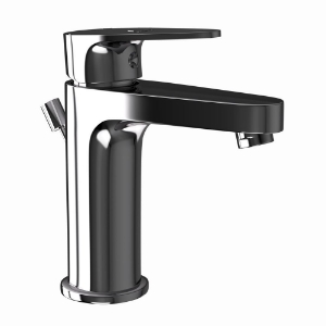 Picture of Single Lever Basin Mixer with Popup Waste - Black Chrome