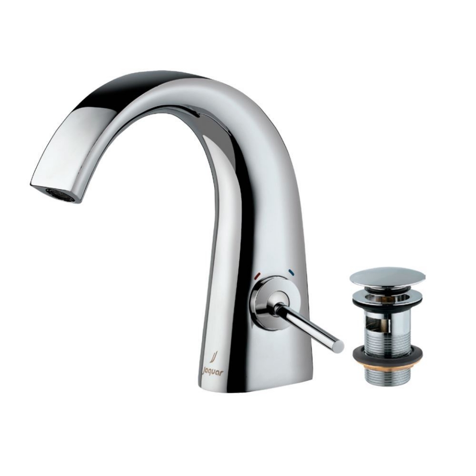 Picture of Joystick Basin Mixer with click clack waste