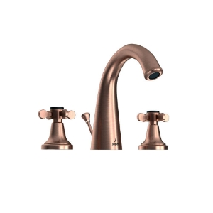 Picture of 3 hole Basin Mixer with Popup waste - Antique Copper