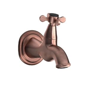 Picture of Bib Tap with Wall Flange - Antique Copper
