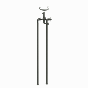 Picture of Bath & Shower Mixer with Telephone Shower Crutch - Graphite