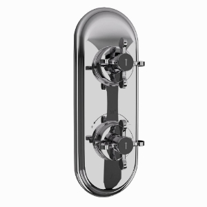 Picture of Aquamax Thermostatic Shower Mixer - Black Chrome