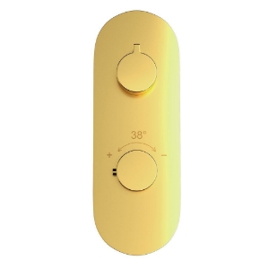 Picture of Aquamax Thermostatic Shower Mixer - Gold Bright PVD