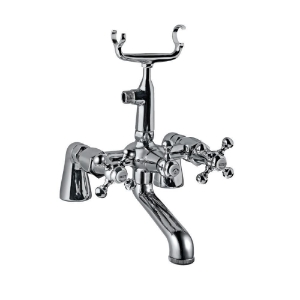 Picture of Bath & Shower Mixer with Telephone Shower Crutch - Chrome