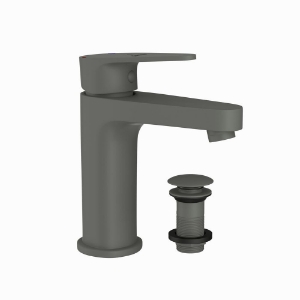 Picture of Single Lever Basin Mixer with click clack waste - Graphite