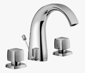 Picture of 3 Hole Basin Mixer with popup waste - Chrome
