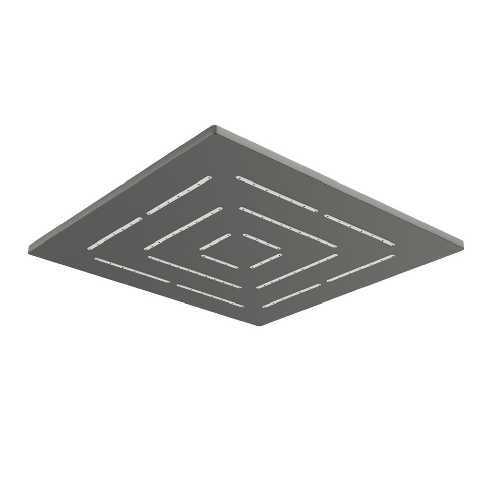 Picture of Square Shape Maze Overhead Shower - Graphite