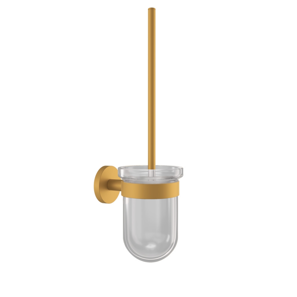 Picture of Toilet Brush & Holder - Gold Matt PVD