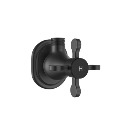 Picture of Angle Valve Hot Only - Black Matt
