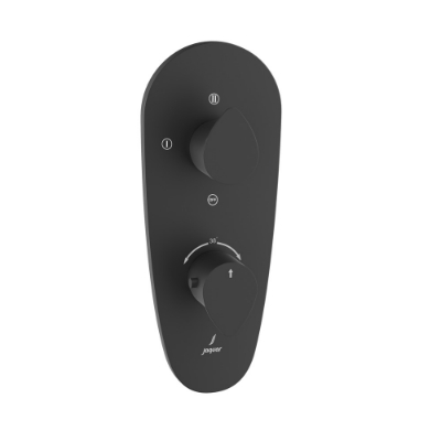 Picture of Aquamax Thermostatic Shower Mixer - Black Matt