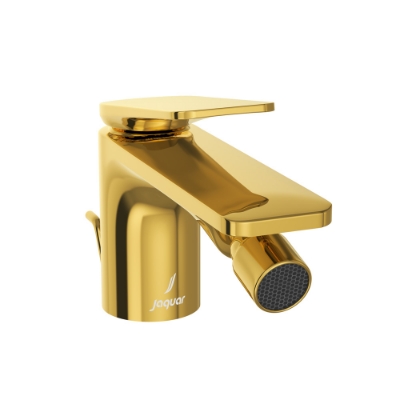 Picture of Single Lever Bidet Mixer with Popup Waste - Gold Bright PVD