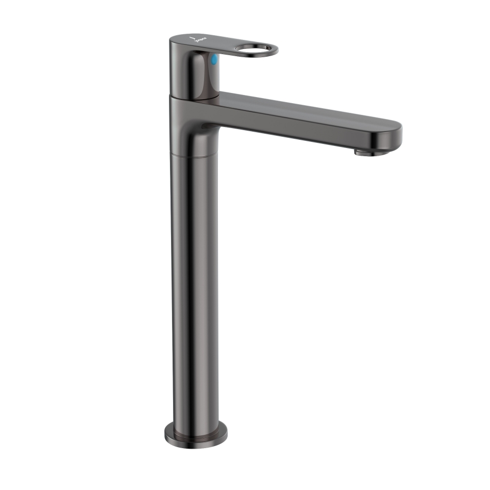 Picture of High Neck Basin Tap - Black Chrome