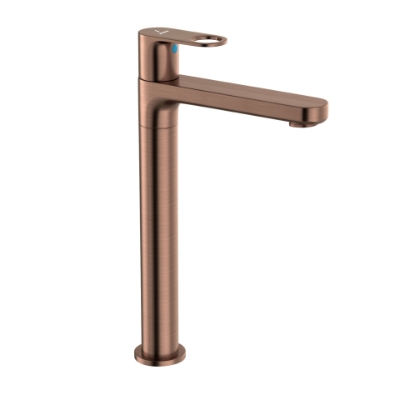 Picture of High Neck Basin Tap - Antique Copper