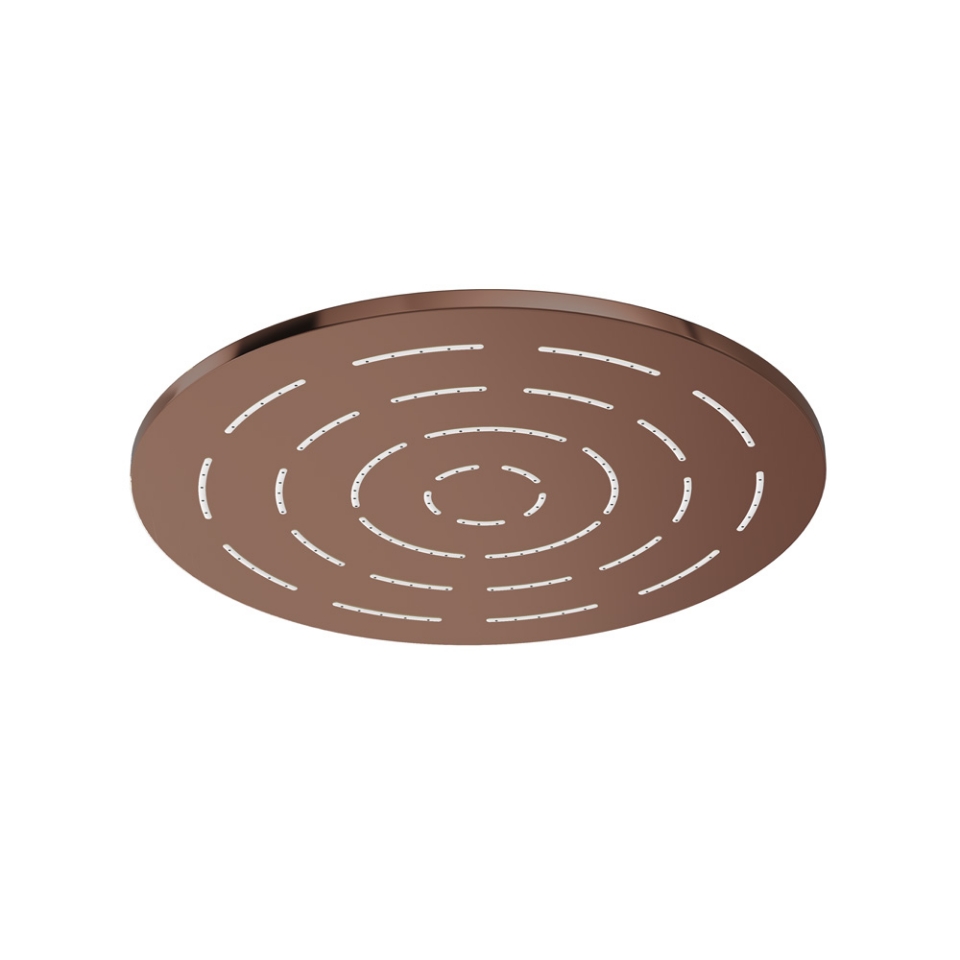 Picture of Single Function Round Shape Maze Overhead Shower - Blush Gold PVD