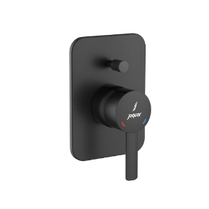 Picture of Exposed Part Kit of Single Lever Hi Flow In-wall Diverter - Black Matt