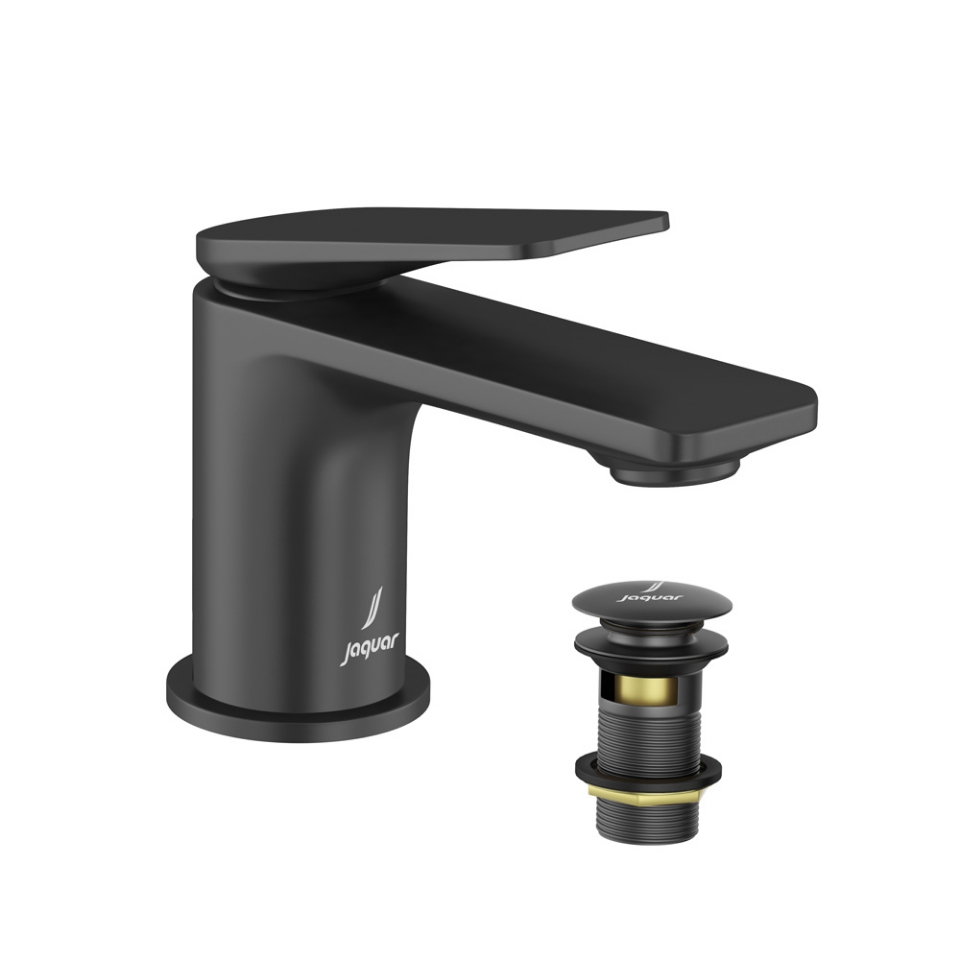 Picture of Single Lever Basin Mixer - Black Matt